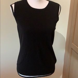 Cashmere sleeveless shell